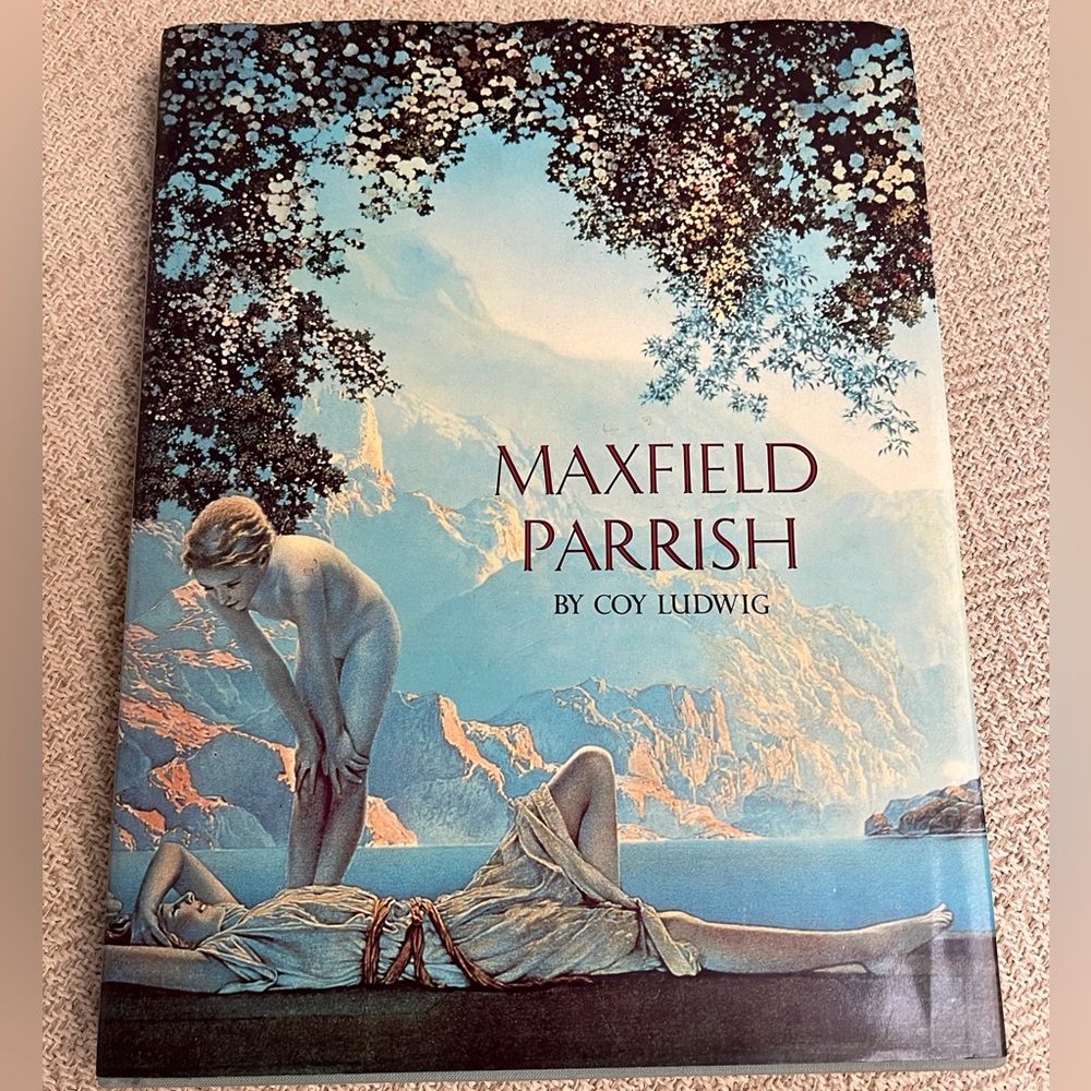 Maxfield Parrish by Coy Ludwig hardcover book❣️